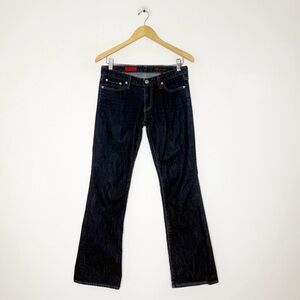 AG Adriano Goldschmied The Angel Jeans Bootcut Low Rise y2k Size 27 Dark Wash